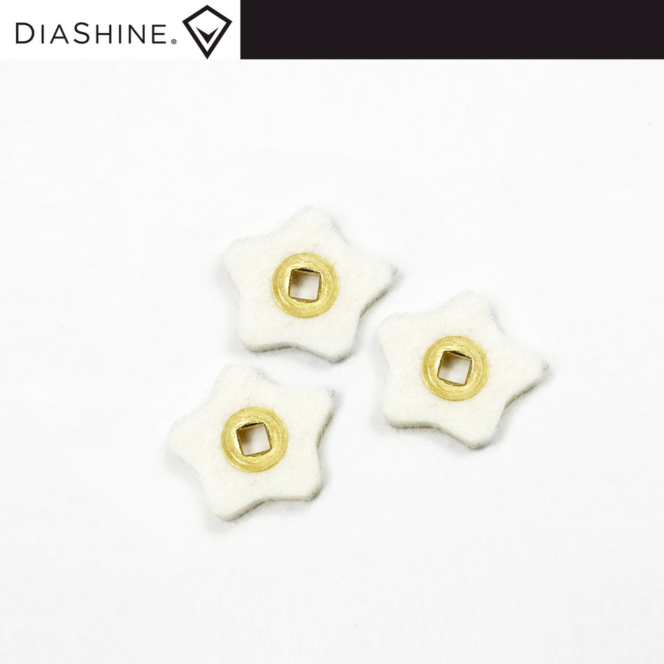 DentrealStore - DiaShine DiaShine Lucida Click Polishing Felt Stars