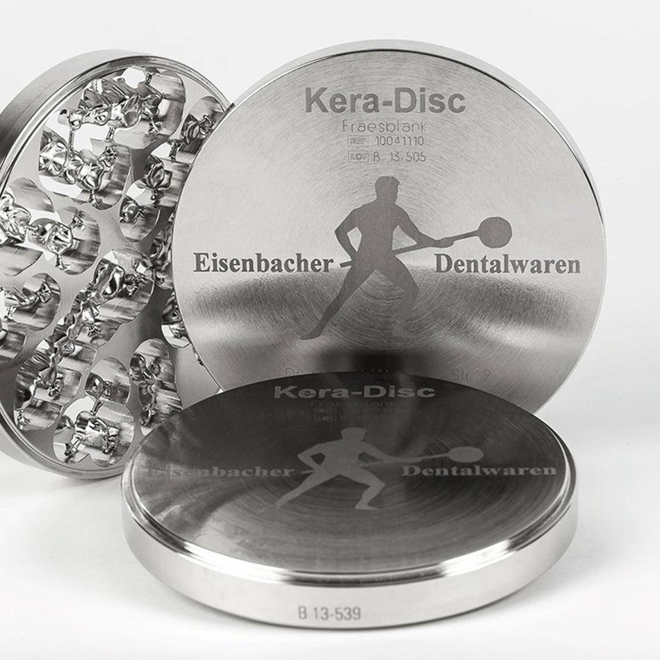 DentrealStore - Eisenbacher Kera-TI5 Titatnium Disc - Biocompatible Titanium-Milling Alloy - 98*16 mm