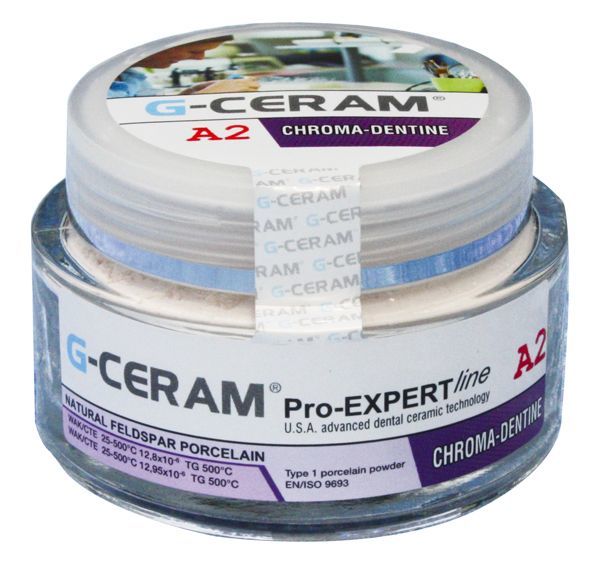 DentrealStore - G-Ceram G-Ceram MF Porcelain Powder - High Glaze 120 gr